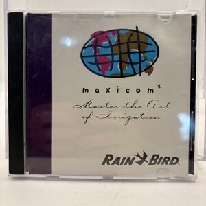 Rain Bird Maxicom 2 Central Control System Irrigation Software CD-ROM 1997